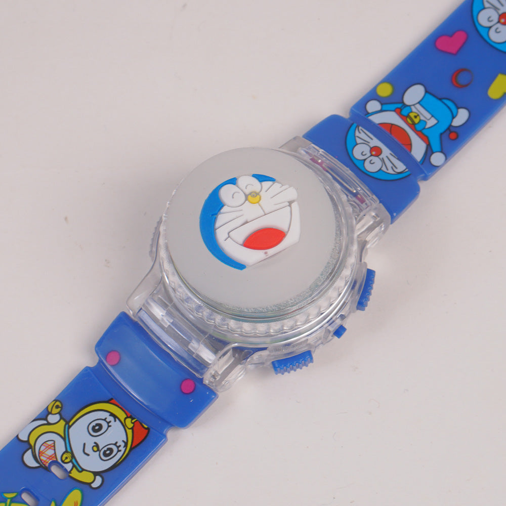 Kids Character Spinner digital watch blue