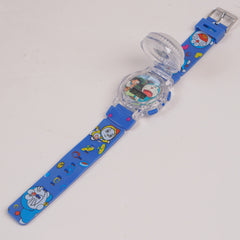Kids Character Spinner digital watch blue