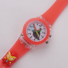 Kids Character Analogue Wrist Watch Red