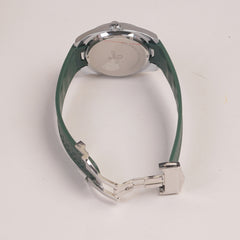 Men's Analogue Wrist Watch Green Dial Green strap