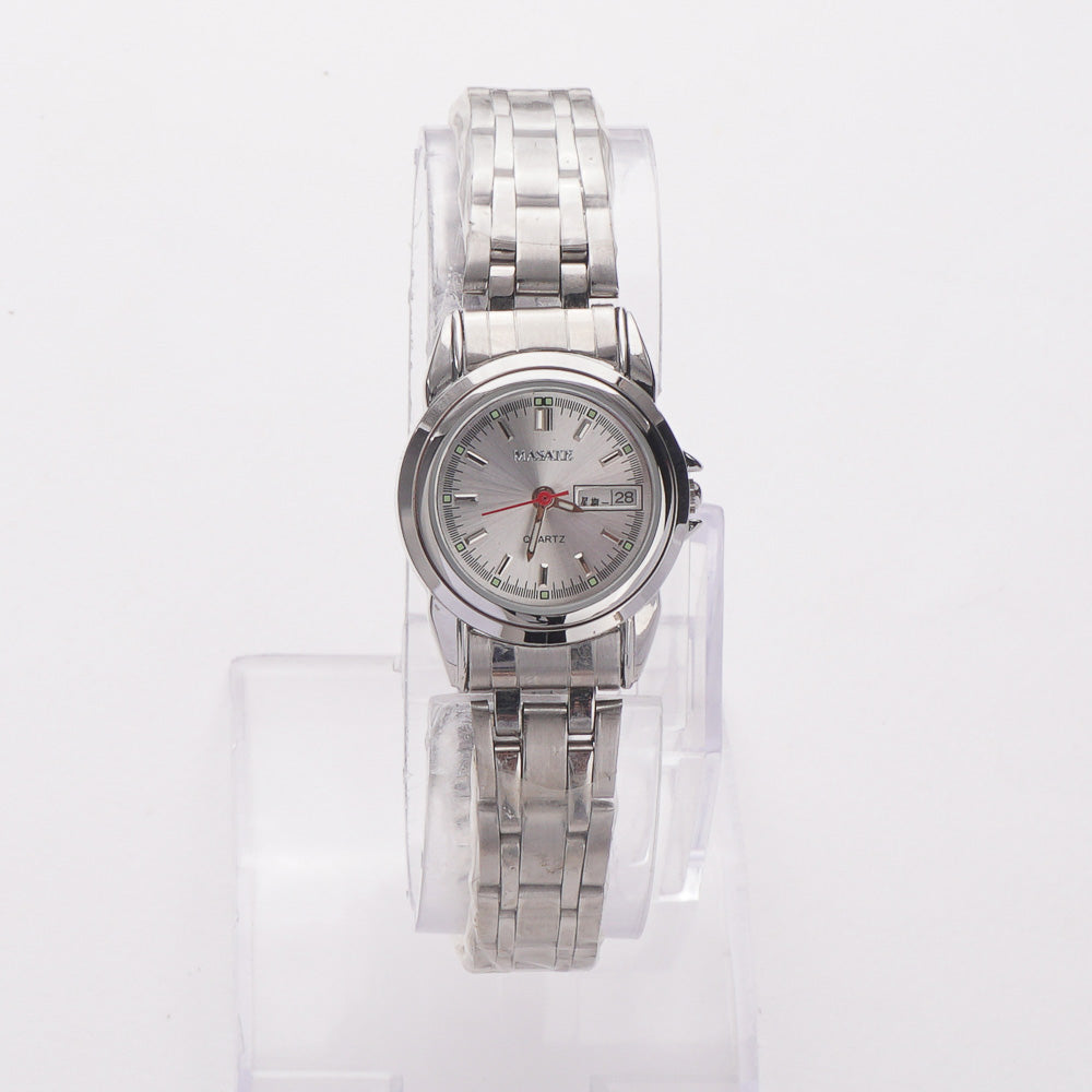 Women's Chain Watch Silver-S