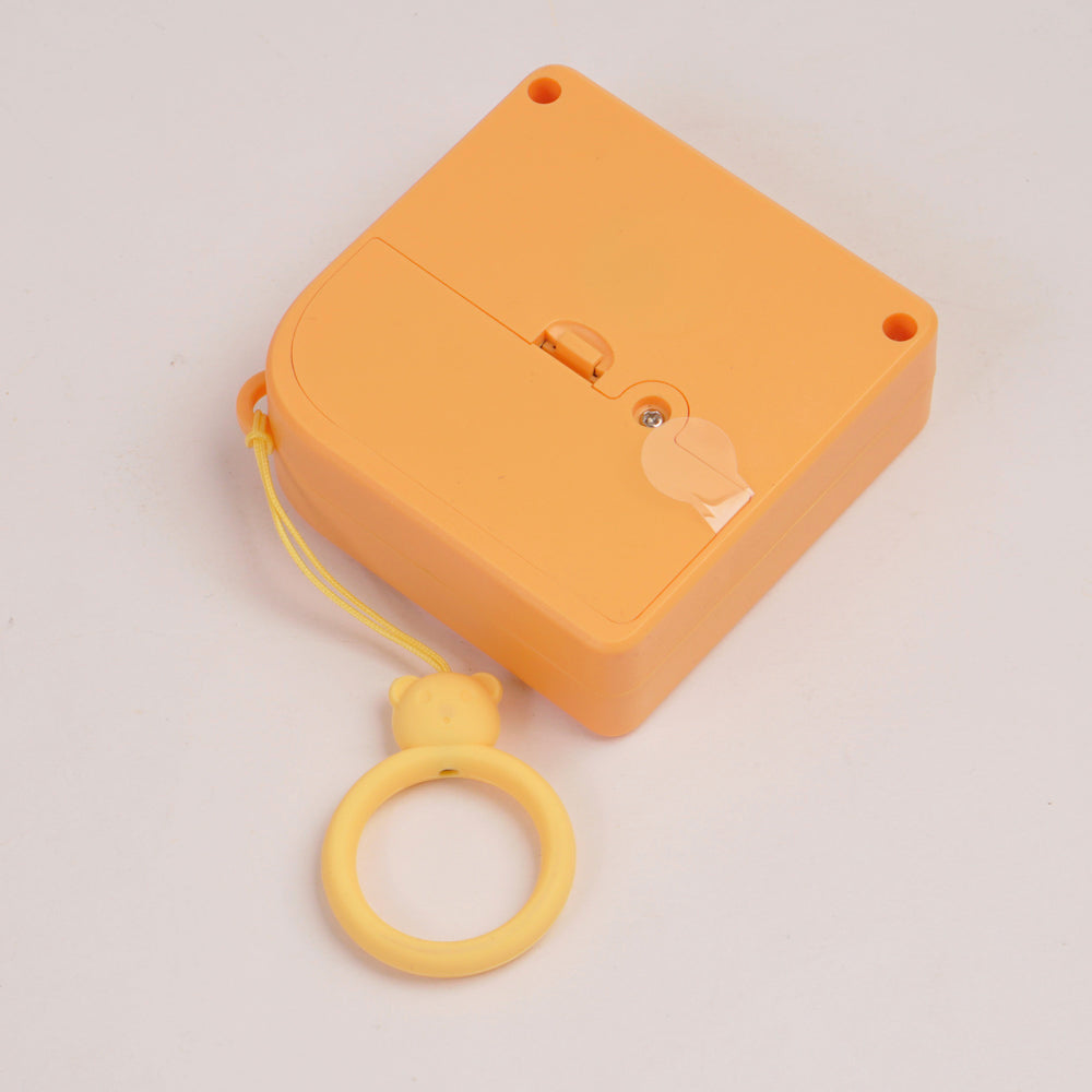 KIDS Table Clock with Alarm Yellow