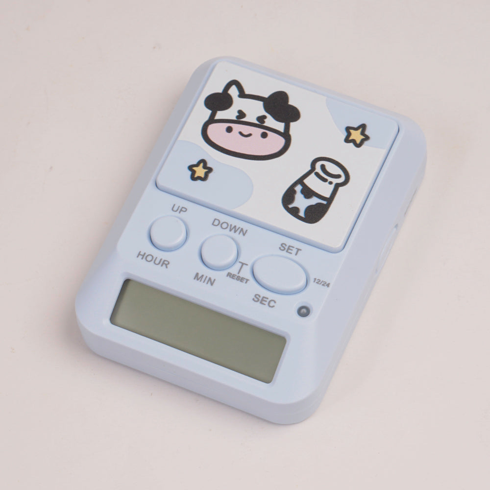 KIDS Table Clock with Alarm Cyan