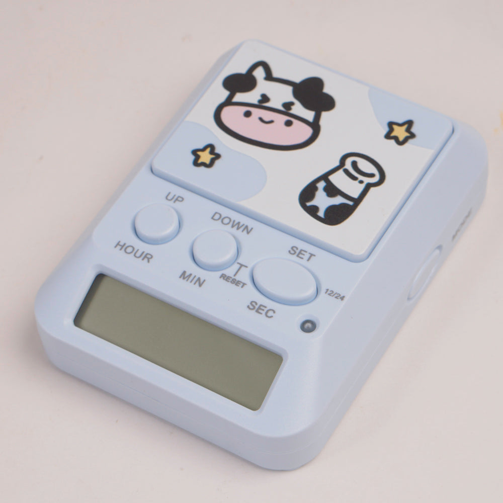 KIDS Table Clock with Alarm Cyan