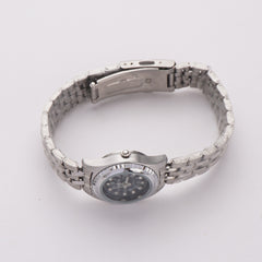 Women's Chain Watch Silver-Black