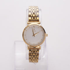 Women's Chain Watch Golden-White