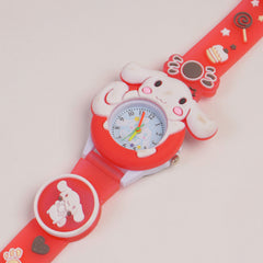 Kids Analogue Watch Red
