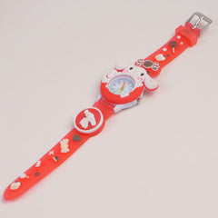 Kids Analogue Watch Red