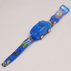 Kids Digital watch Blue Car