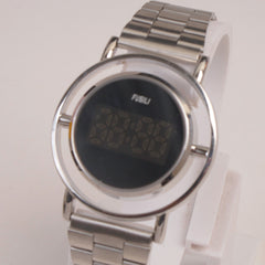 Silver women Led watch