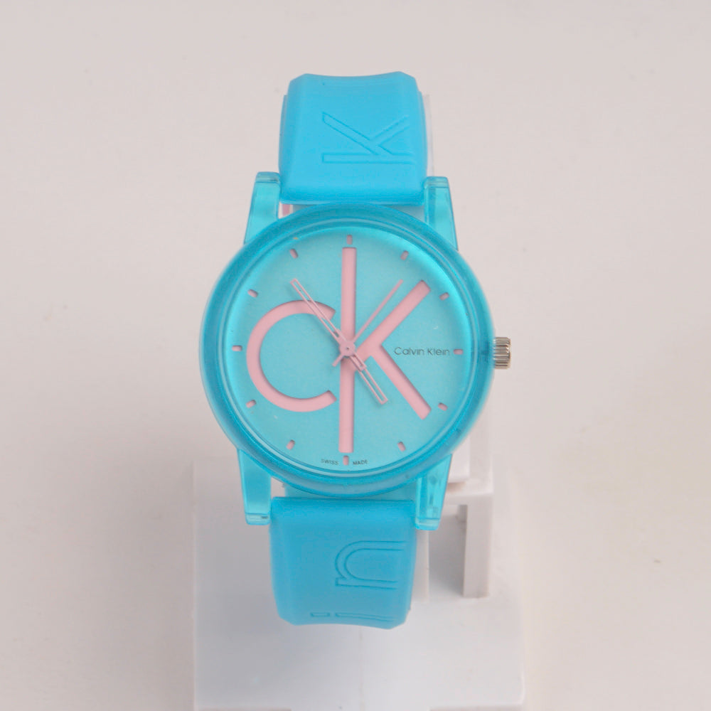 Junior Kids Analogue Watch Cyan