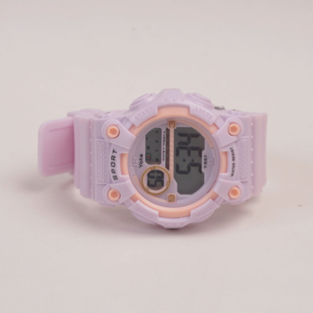 KIDS Sports Watch For Toddle & Junior Light Purple