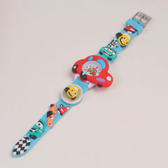 Kids Analogue Watch Cyan