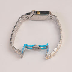 Two Tone Woman  Chain Watch black
