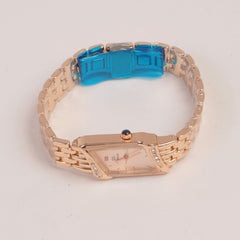 Rosegold Woman  Chain Watch Pink