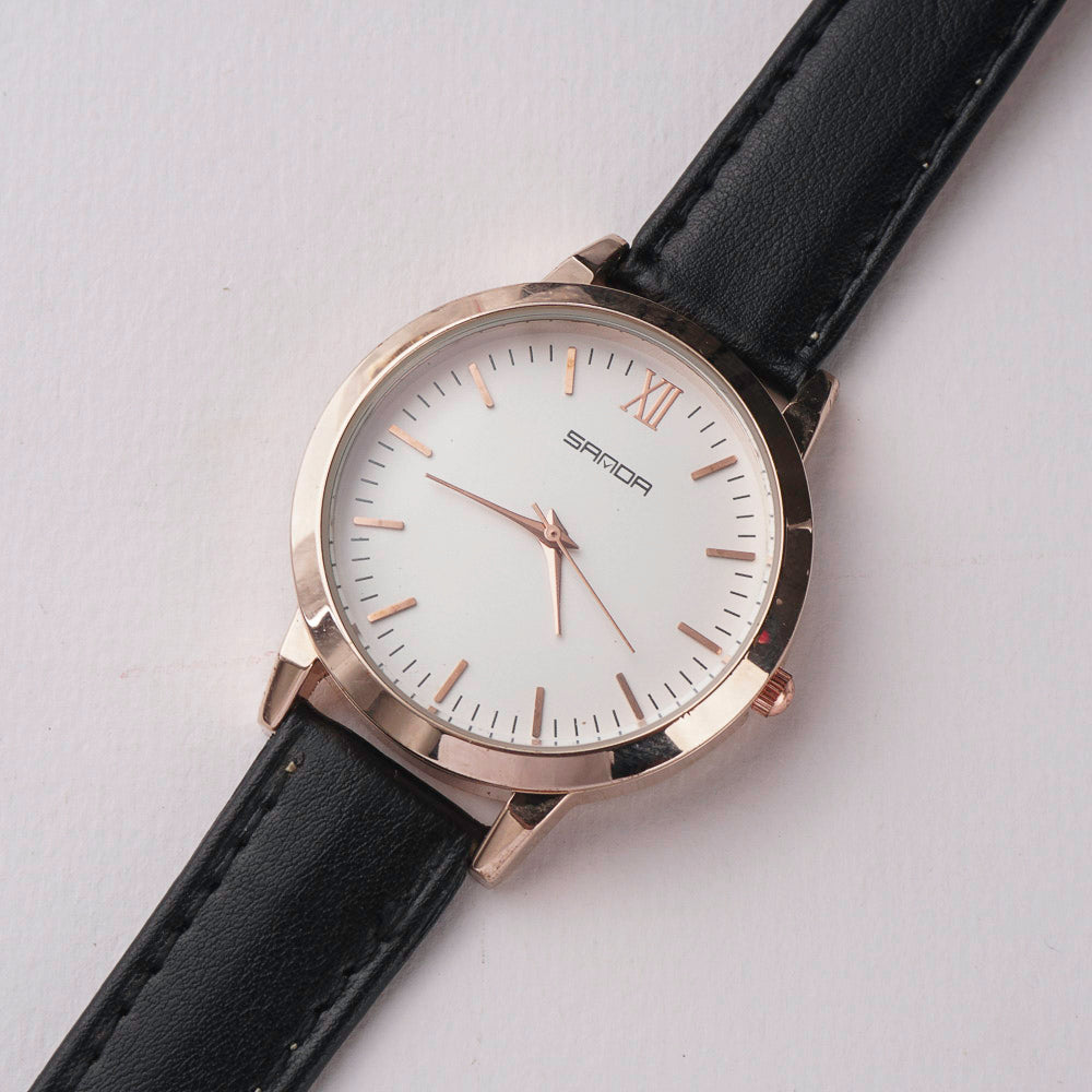 Women Stylish Wrist Watch White Dial