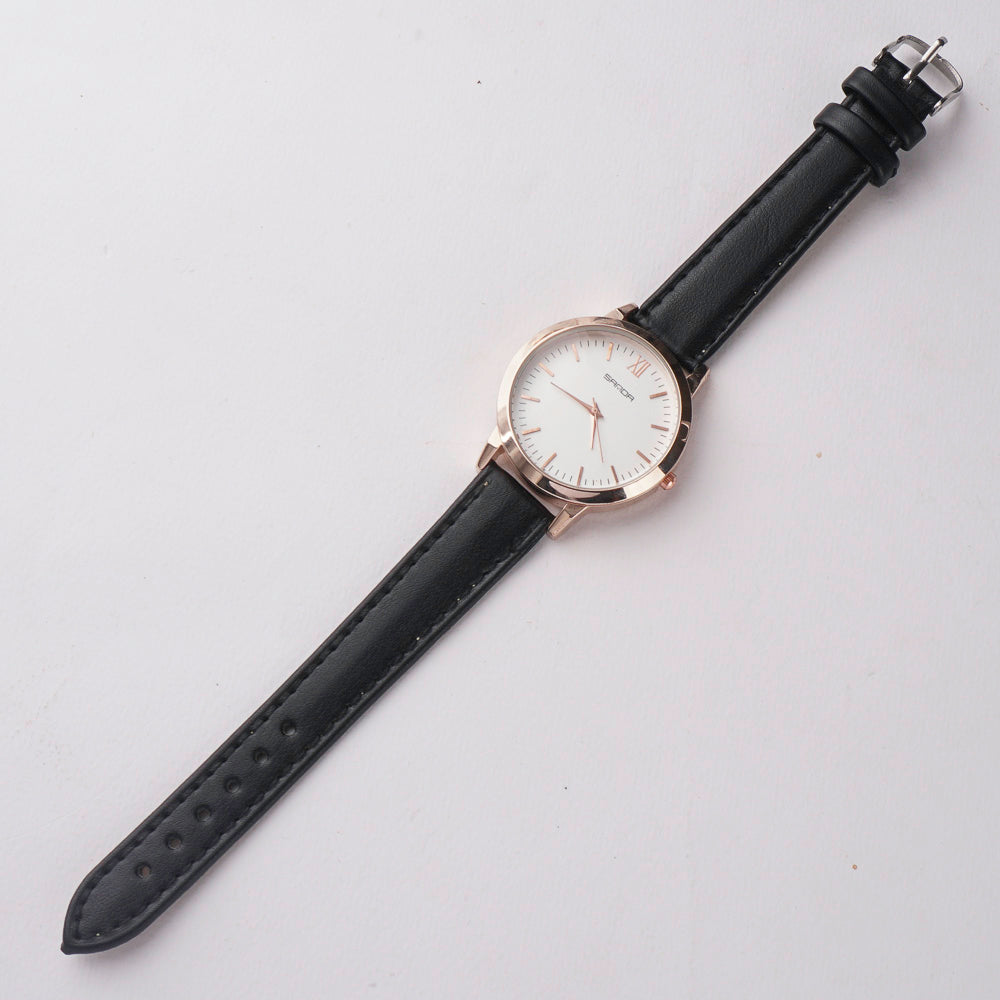 Women Stylish Wrist Watch White Dial