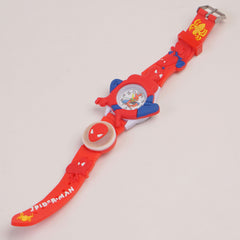 Kids Analogue Watch Red