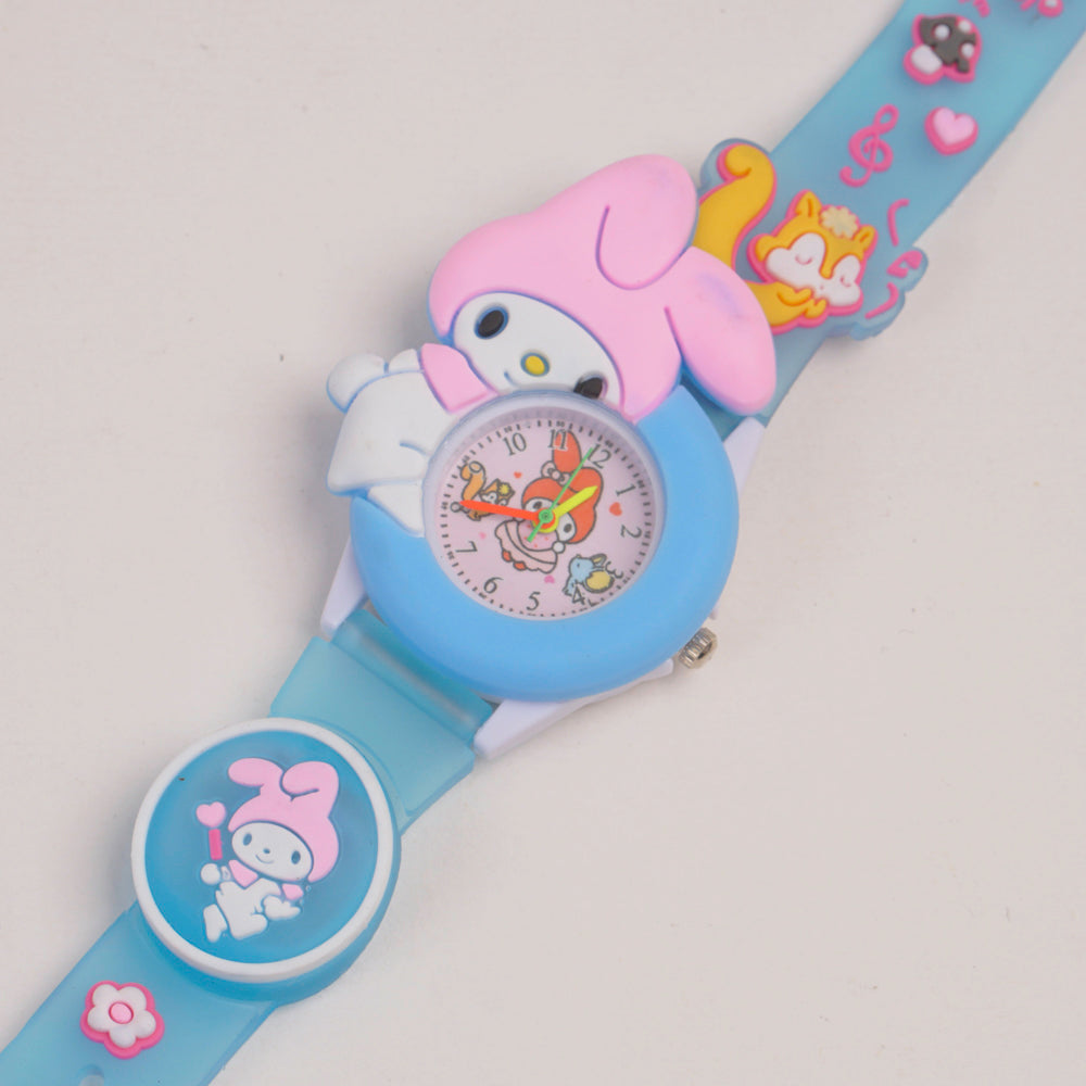 Kids Analogue Watch Cyan
