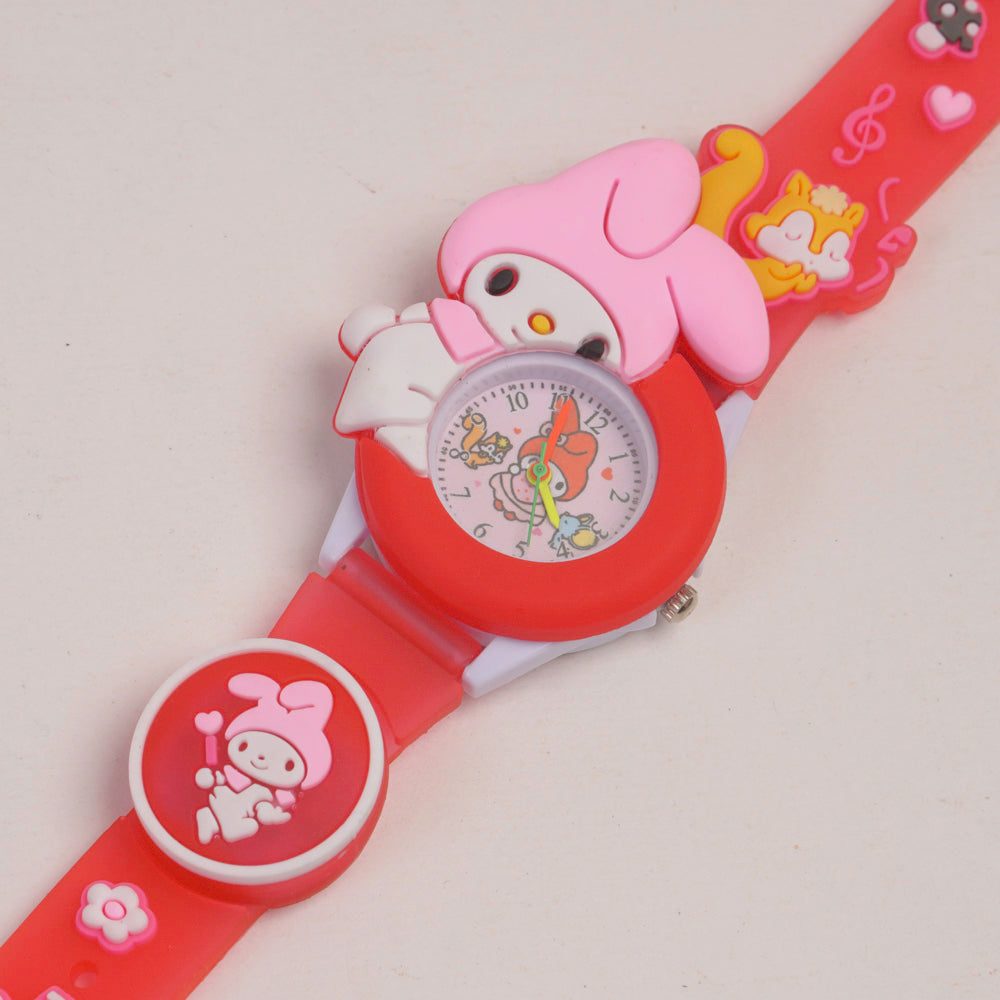 Kids Analogue Watch Red
