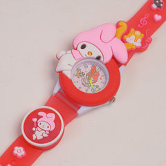Kids Analogue Watch Red