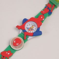 Kids Analogue Watch Green