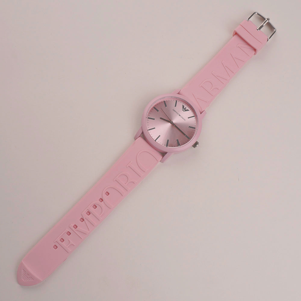 Casual Wrist Watch For Men & Women Pink
