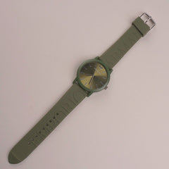 Casual Wrist Watch For Men & Women Olive Green