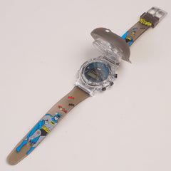 Kids Character Spinner digital watch black