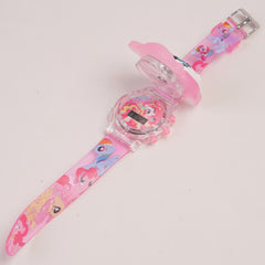 Kids Character Spinner digital watch Pink