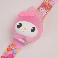 Kids Character Spinner digital watch Pink