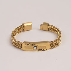 Mens Golden Chain Bracelet MB