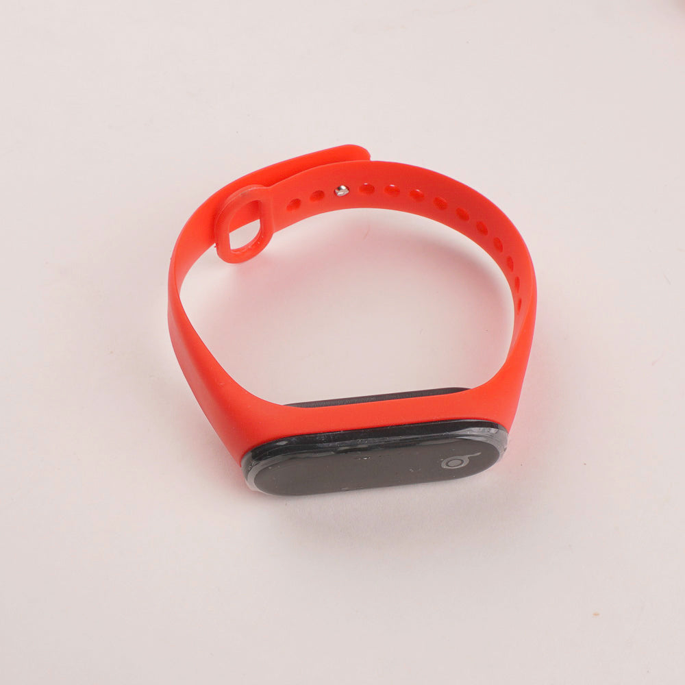 Kids LED Wrist Band Watch Red