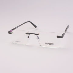 Frame less Optical Frame For Man & Woman Black