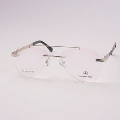 Frame less Optical Frame For Man & Woman Silver