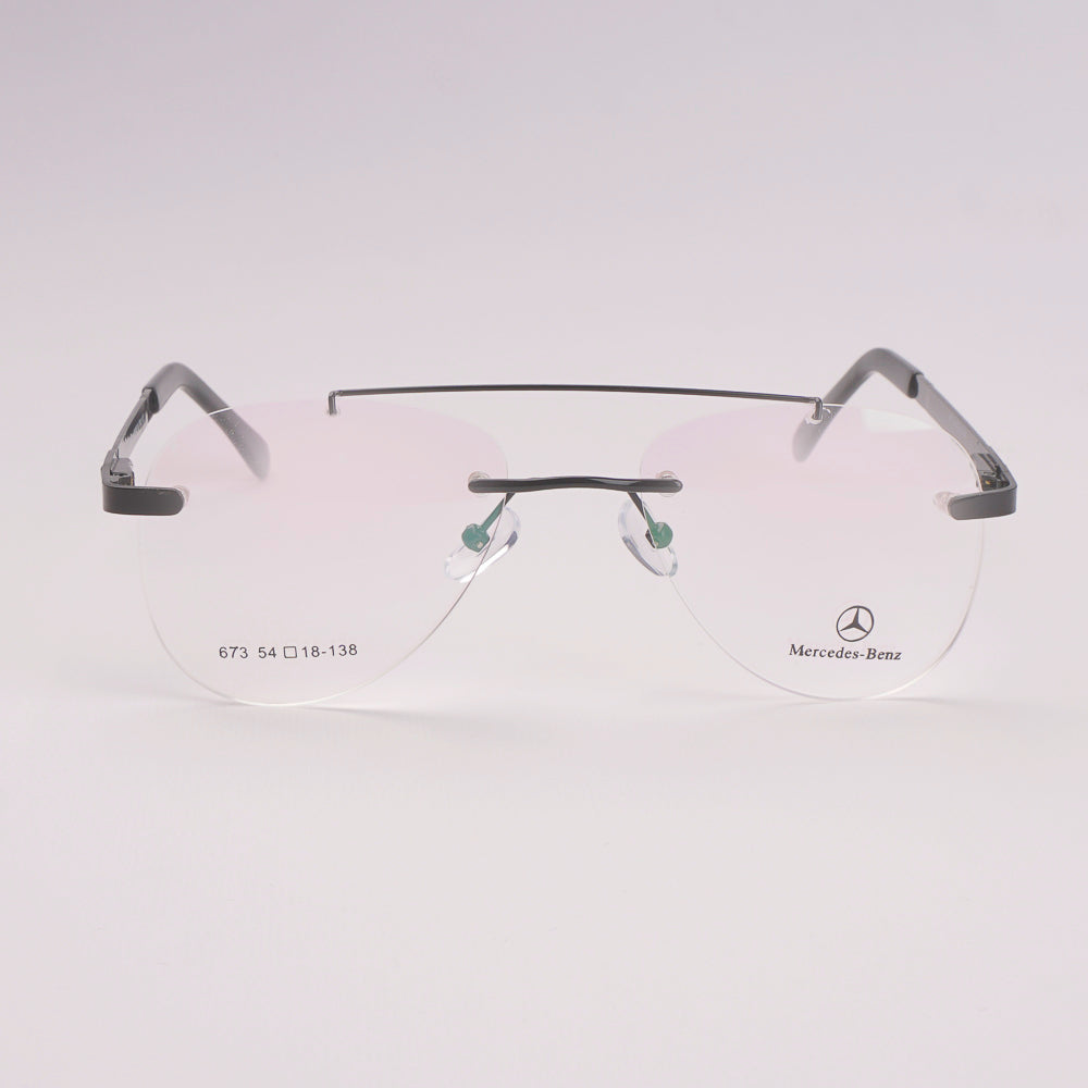 Frame less Optical Frame For Man & Woman Black