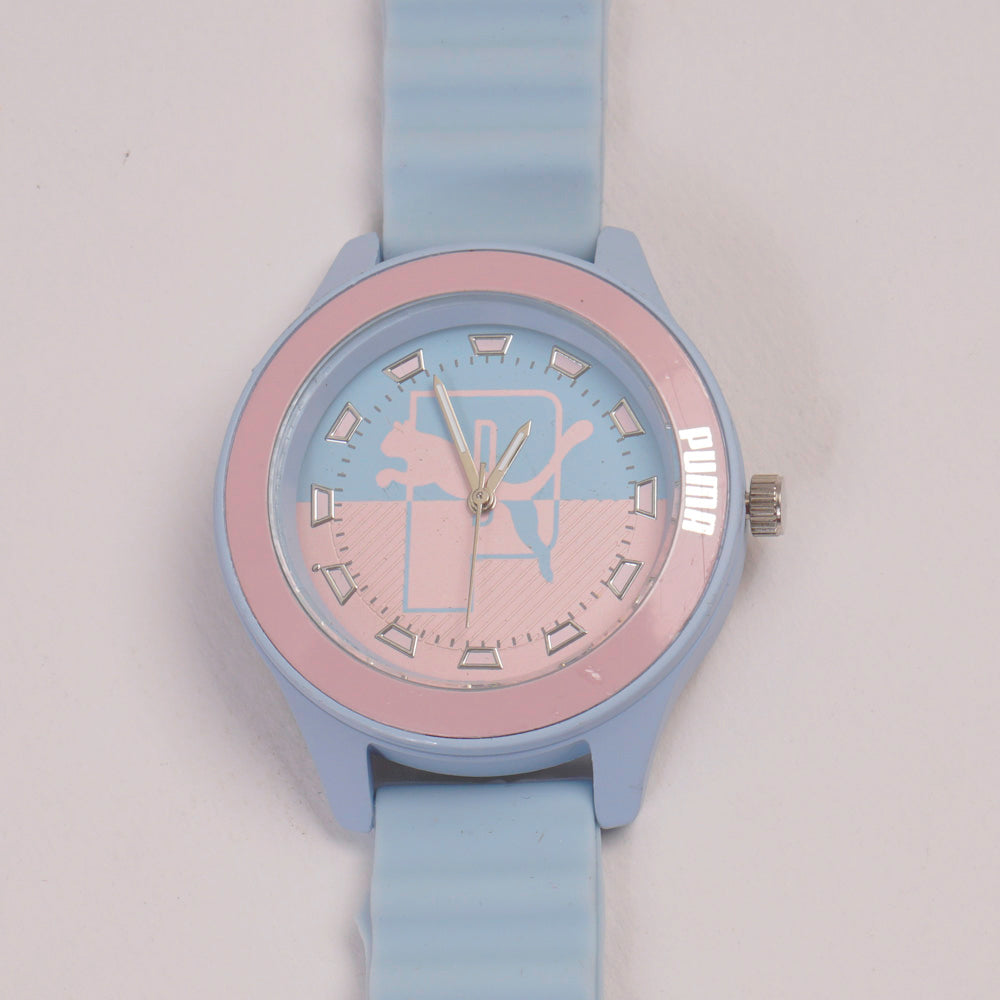 Junior Kids Analogue Watch Cyan