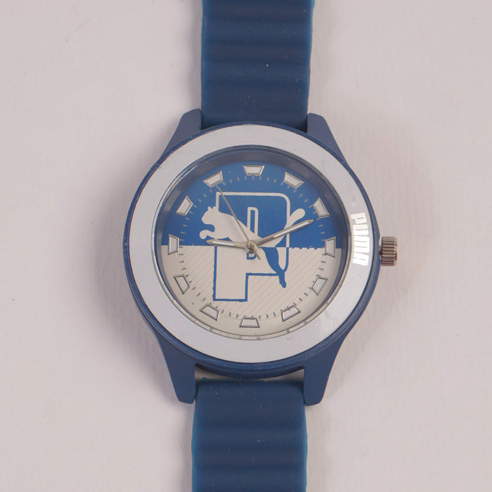 Junior Kids Analogue Watch Navy Blue