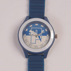 Junior Kids Analogue Watch Navy Blue