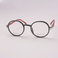 Round Shape Optical Frame For Man & Woman Black