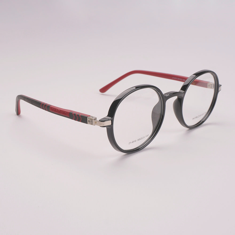 Round Shape Optical Frame For Man & Woman Black