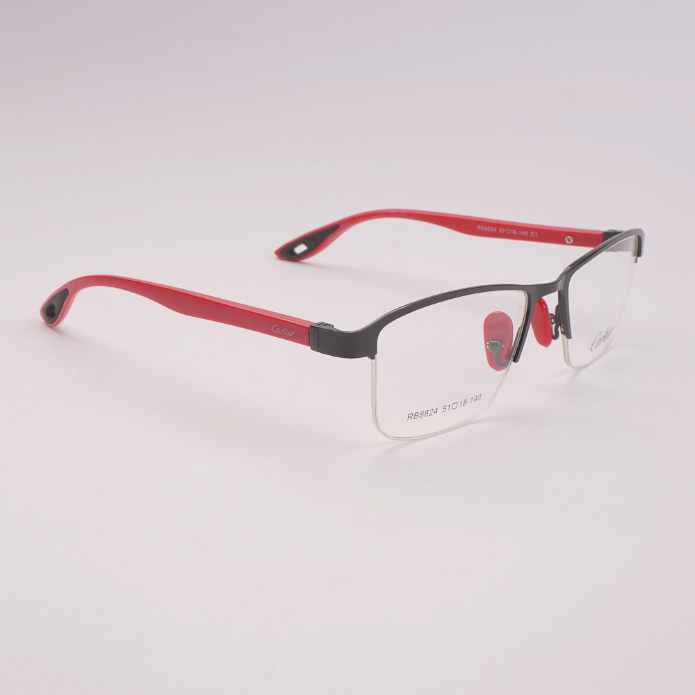 Metal Optical Frame For Man & Woman Black