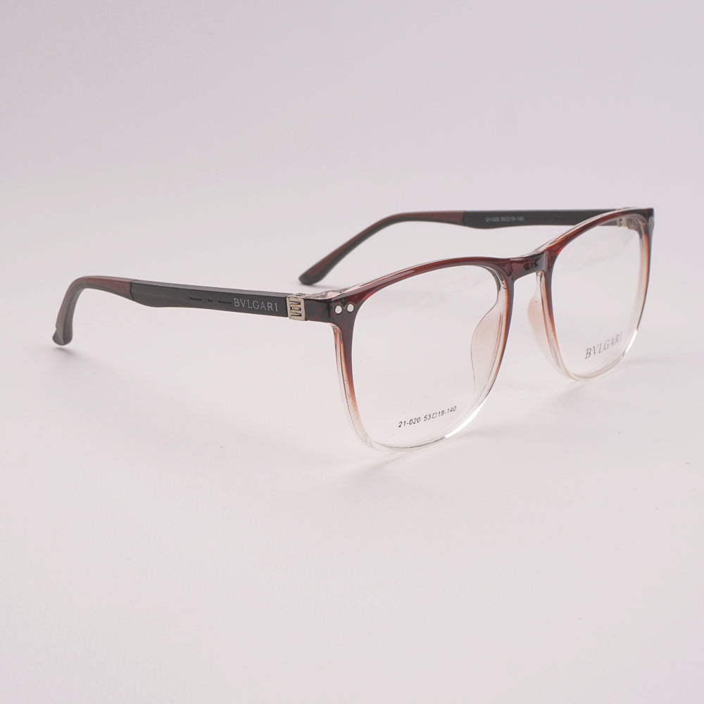 Optical Frame For Man & Woman Brown White