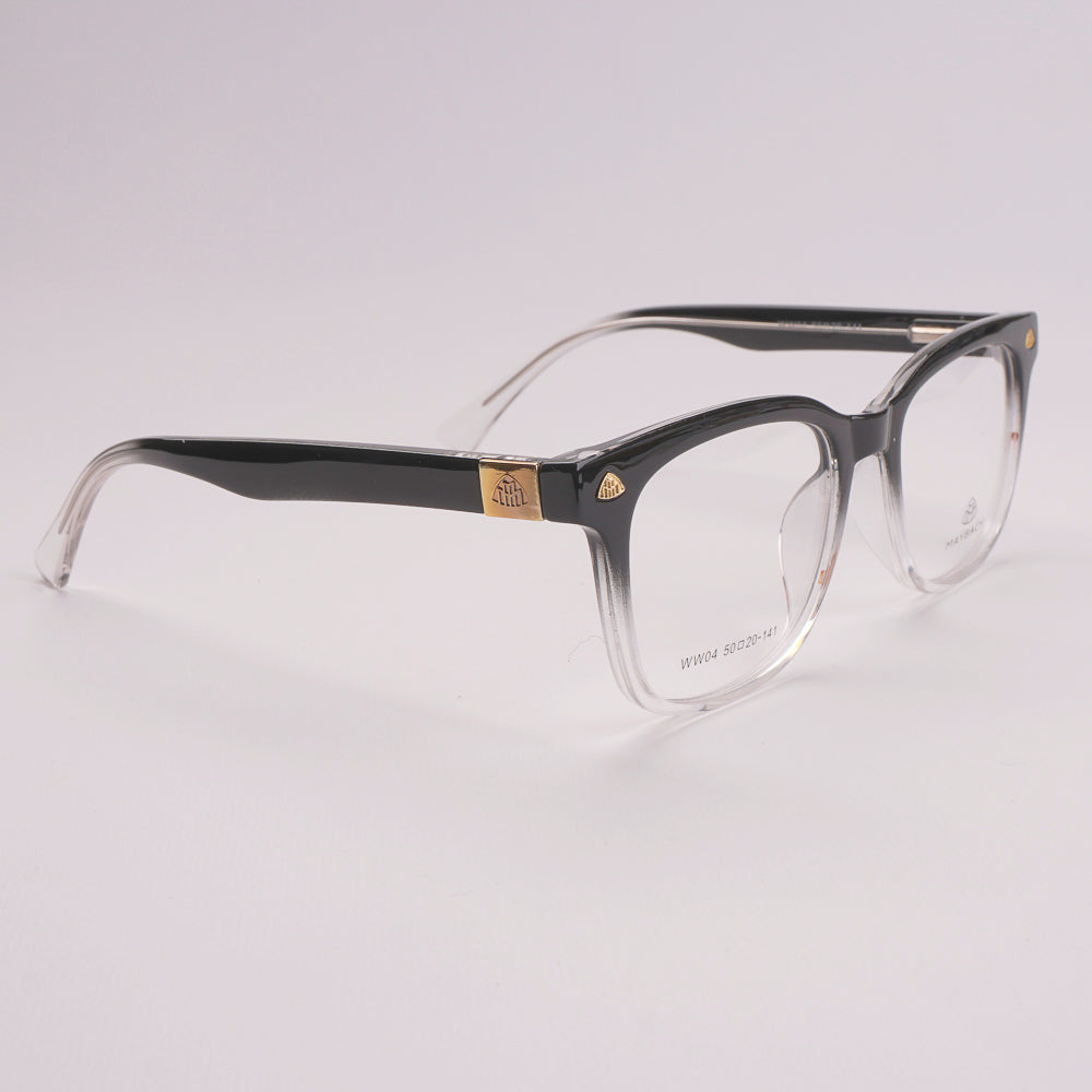 Optical Frame For Man & Woman Black White WW04