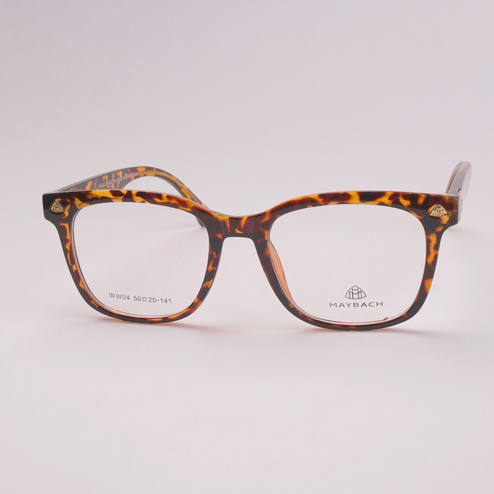 Optical Frame For Man & Woman Orange Black WW04