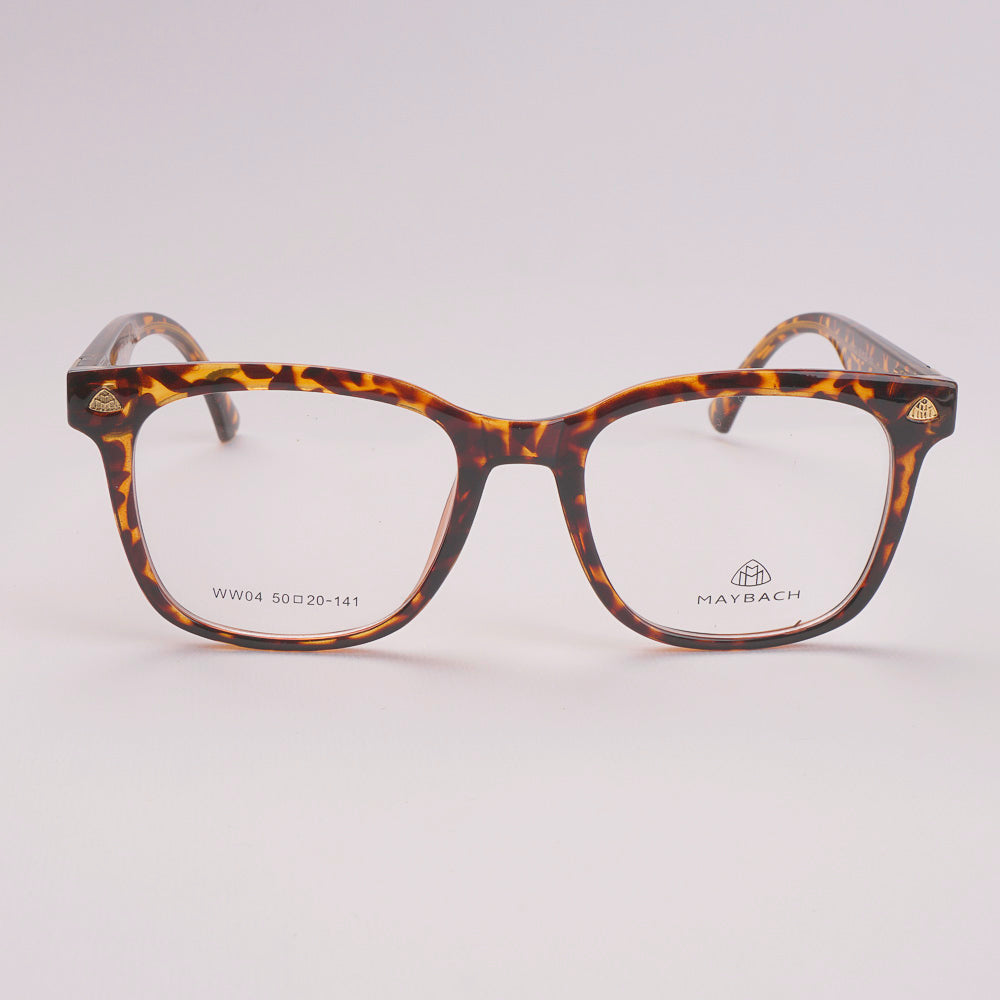 Optical Frame For Man & Woman Orange Black WW04