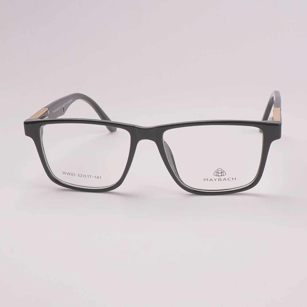 Optical Frame For Man & Woman Orange Black WW03