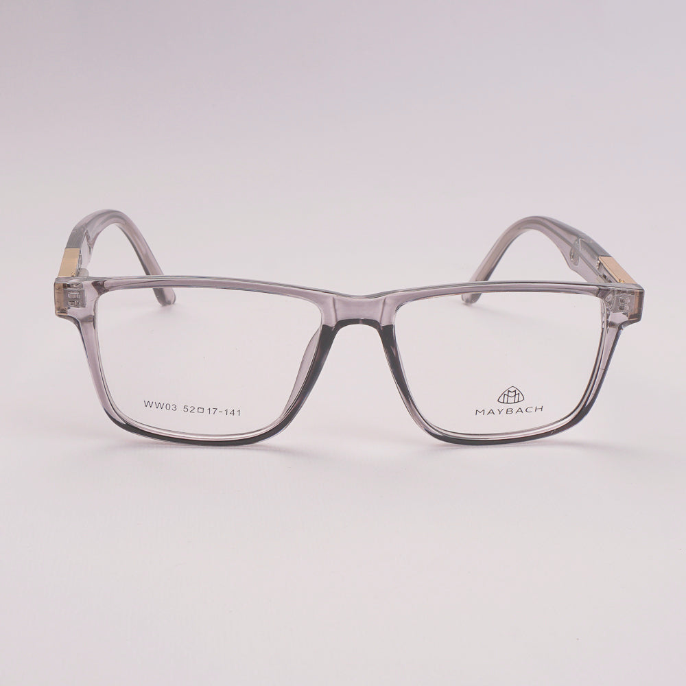 Optical Frame For Man & Woman Orange Grey WW03