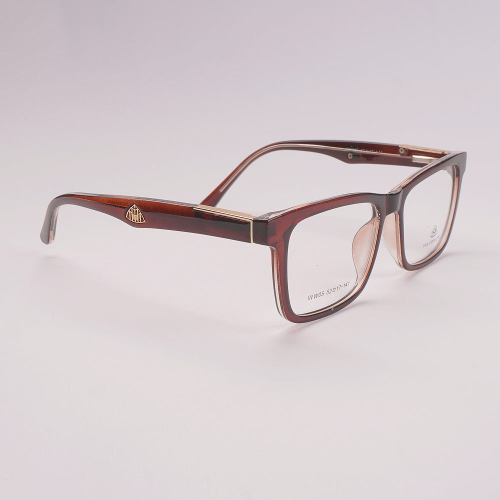 Optical Frame For Man & Woman Brown WW05