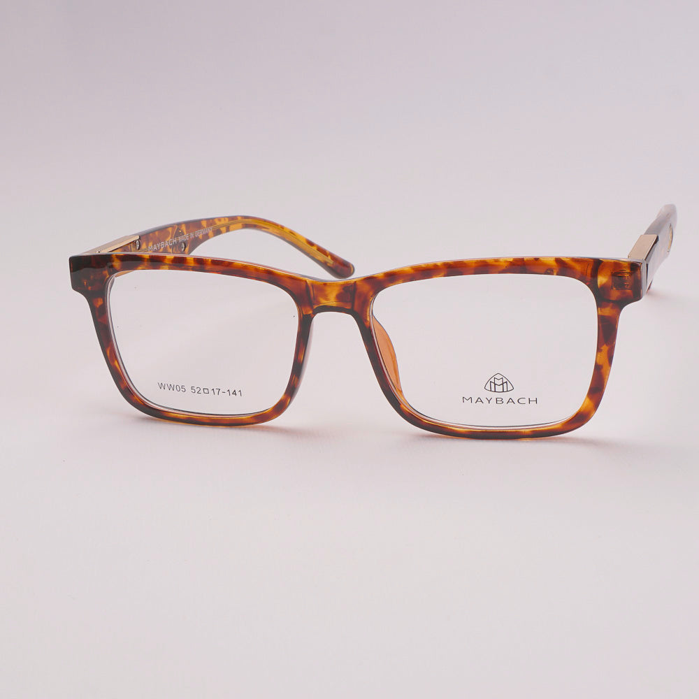 Optical Frame For Man & Woman Orange Black WW05